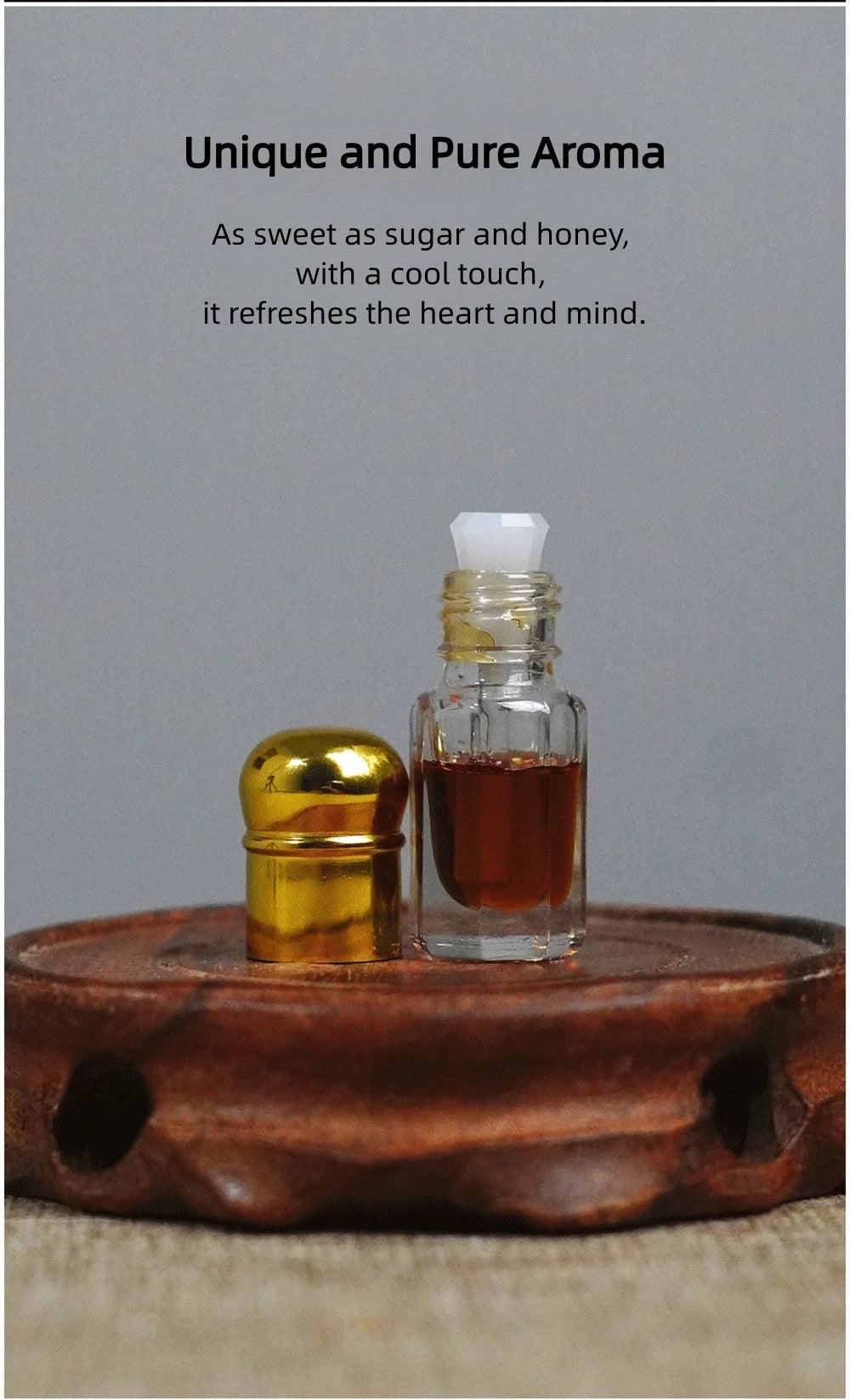 Kyara Agarwood Essential Oil-Pure,Undiluted,Natural,Indoor Incense & Aroma