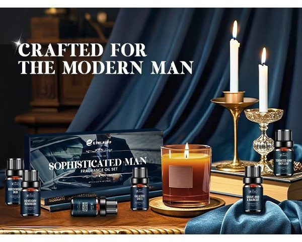 Mens Essential Oils Set, Men Scents Fragrance Oil, Essential Oils f... - 10ml