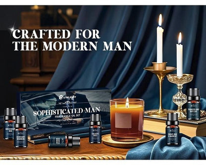 Mens Essential Oils Set, Men Scents Fragrance Oil, Essential Oils f... - 10ml