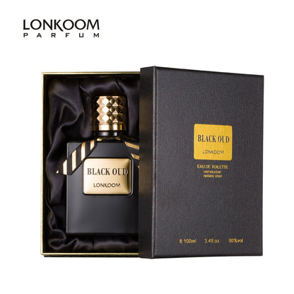 LONKOOM Black OUD Perfume - Eau De Toilette, Woody Scent