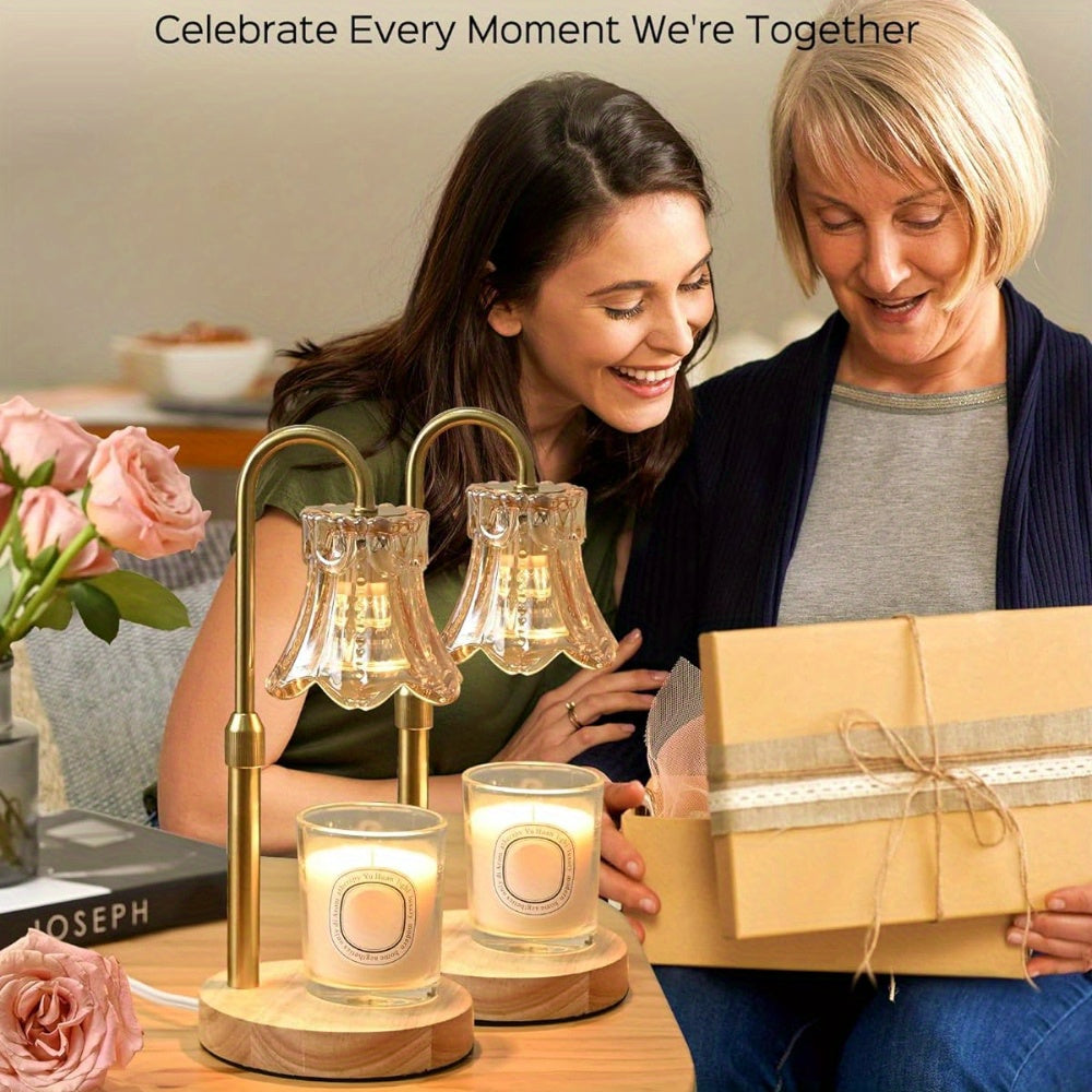 Candle Warmer Lamp 2-Pack Adjustable Fragrance Wax Heater