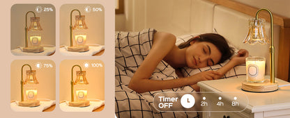 Candle Warmer Lamp 2-Pack Adjustable Fragrance Wax Heater