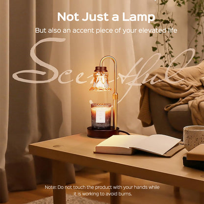Fragrance Candle Warmer Lamp 2-Pack Adjustable with Dimmer