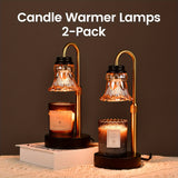 Fragrance Candle Warmer Lamp 2 - Pack Adjustable with Dimmer - 100ml