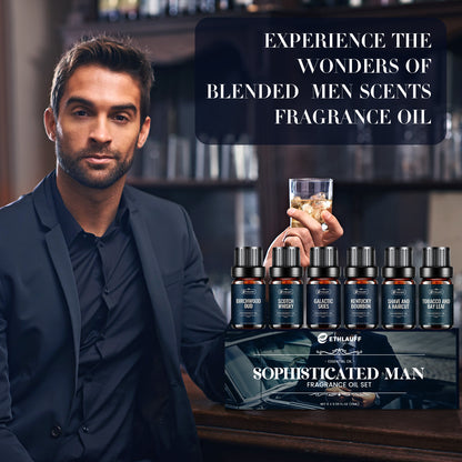 Mens Essential Oils Set, Men Scents Fragrance Oil, Essential Oils f... - 10ml