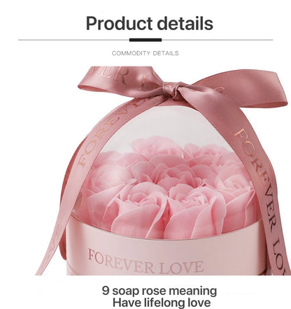 Rose Flower Jewelry Gift Box - Perfect for Girlfriend, Elegant Rose...