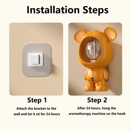 Aromatherapy Essential Oil Diffuser Air Desktop Wall Mounted Humidi... - 100ml