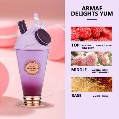 Armaf Island Bliss For Men Eau de Parfum Spray Armaf Delights Yum Yum For Women Long-lasting Fragrance Original Arabic Perfume