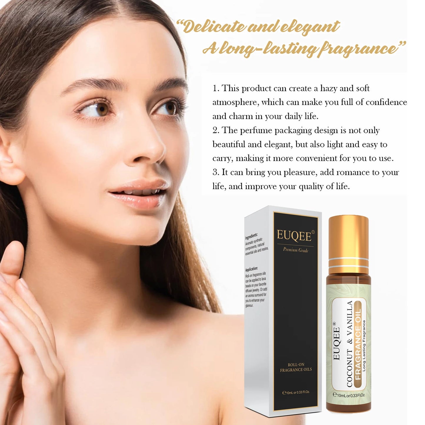 EUQEE 10ml Women's Roller Fragrance Oil