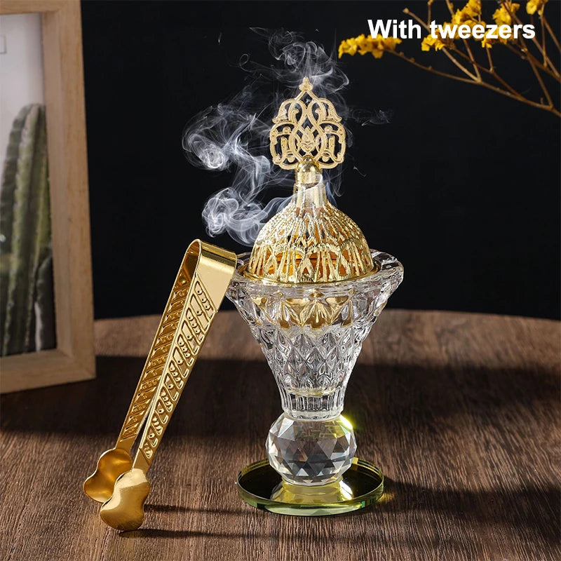 1pc Glass Incense Burner Set Desktop Ornament Portable Creative Hom... - 100ml