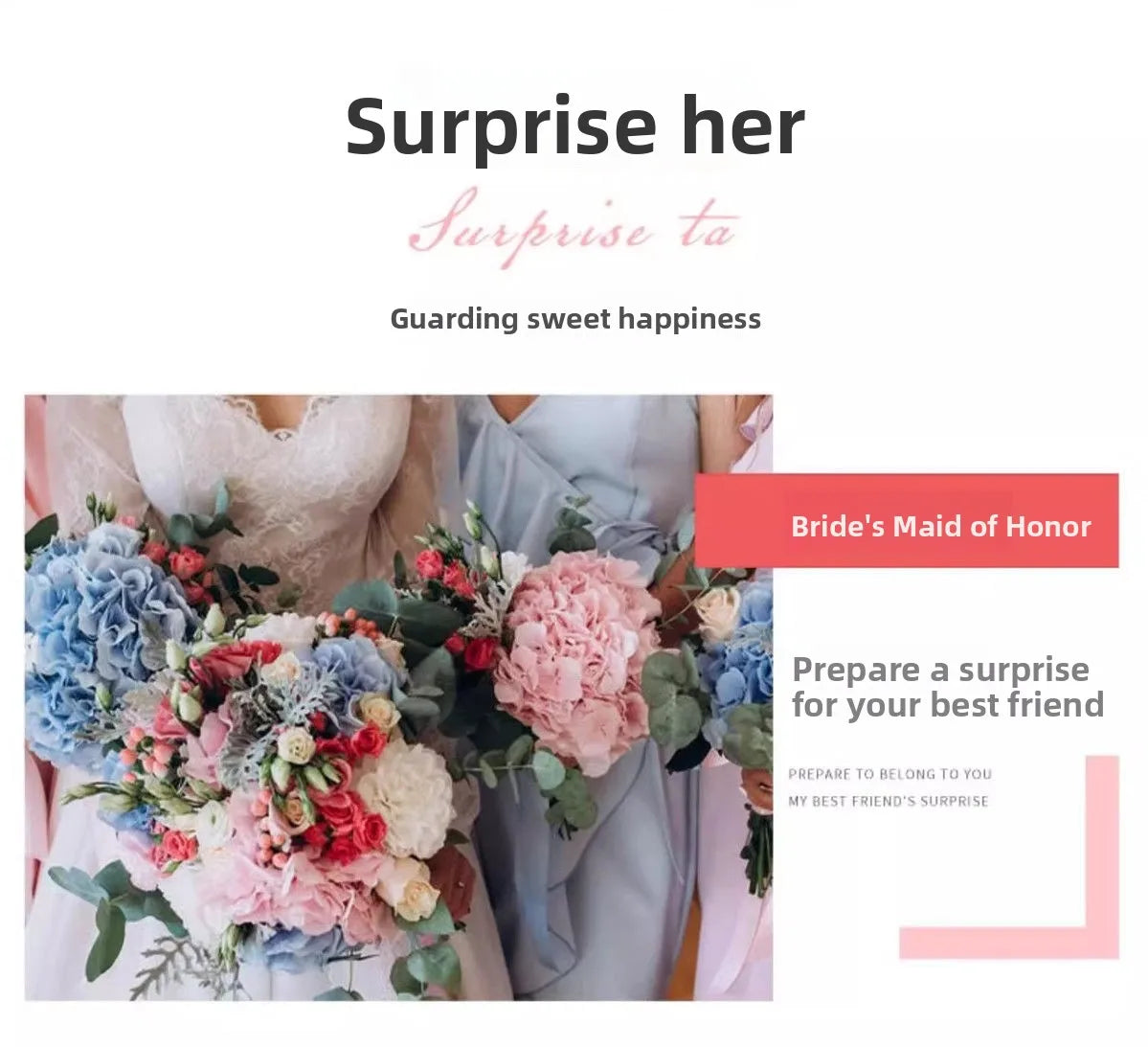 Wedding Bridesmaid Gift Box Set Practical Birthday Fem Omsmen and B...