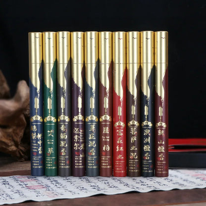 Set of 10 Incense Sticks Blossom for Aromatherapy Relaxation Handmade Natural Incense for Bad Energy Cleansing