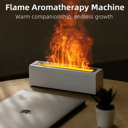 Essential Oil Diffuser Portable 7-Color Flame Aromatherapy