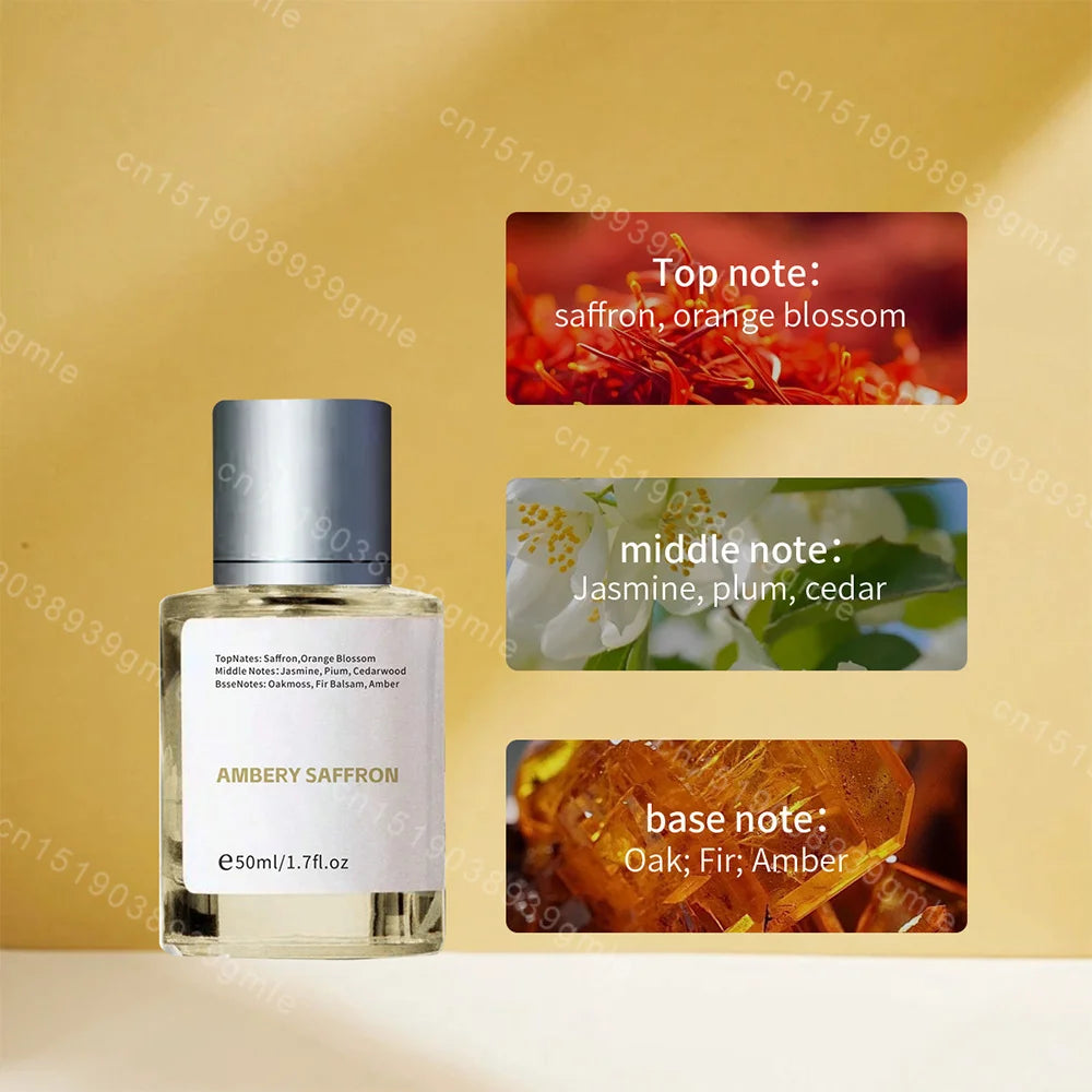 Luxury Perfume 50Ml Unisex Body Spray Natural Fresh Lasting Fragrance High-end Floral Mixed Pheromone Wood Eau De Toilette