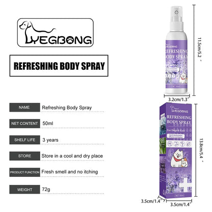 Lavender Oil Dog Deodorizer Spray Long Lasting Puppies Cats Dogs fo...