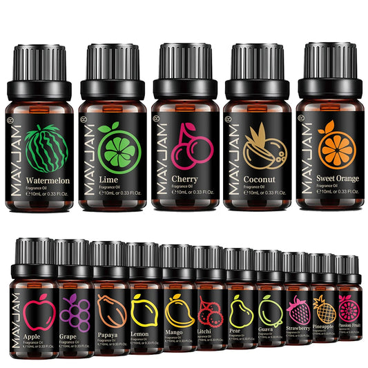 Fruit Fragrance Oil – MAYJAM 10ml Multi-Flavor Scented Oil