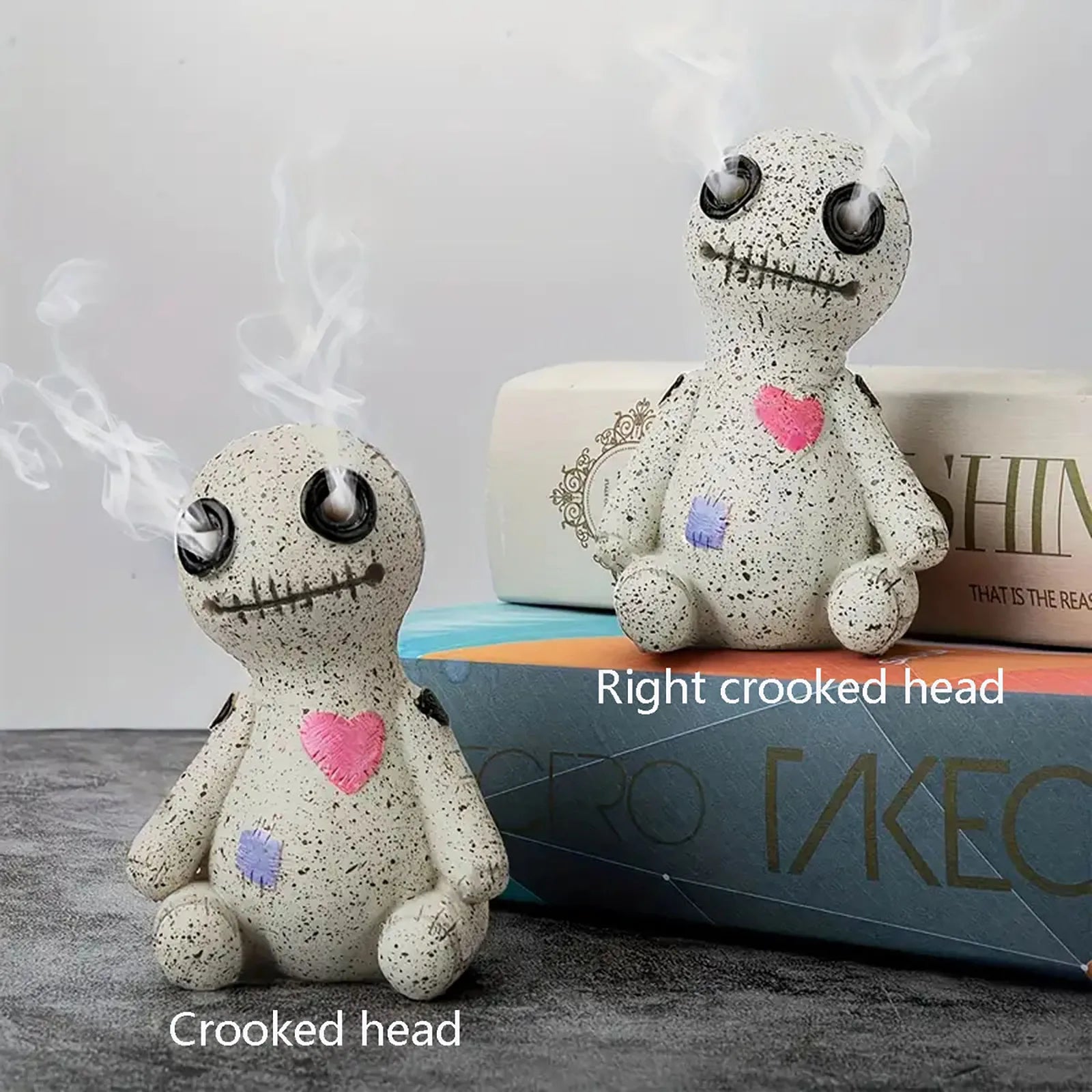Voodoo Doll Incense Burner – Resin Desktop Decor for Home