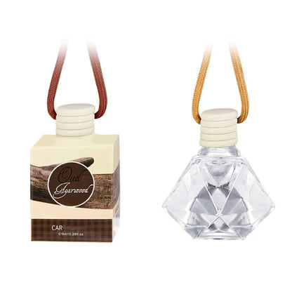 Hanging Car Interior Aromatherapy, Car Air Freshener, Long Lasting Fragrance For Car & Home Lemon / Peach Flower / Coconut /Oud