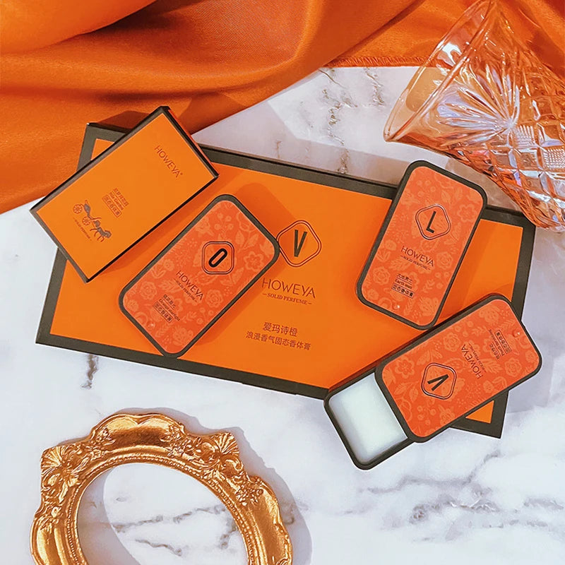 4pcs Solid Perfume Set, Floral and Fruity Fragrance, Fragrance, Lig... - 100ml