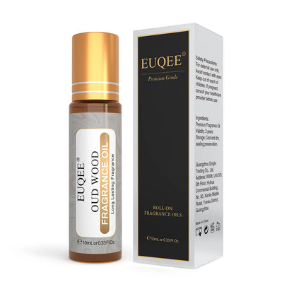 EUQEE 10ml Premium Men's Fragrance Oil For Car Diffuser Aromatherapy Vanilla Musk Leather Amber Romance Aroma Essential Oils