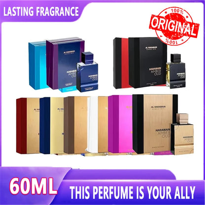 60ml Original Amber Oud Gold Edition Arabian Perfume High Quality Noble Lady Fragrance Spray Pheromones Attract Men Cologne