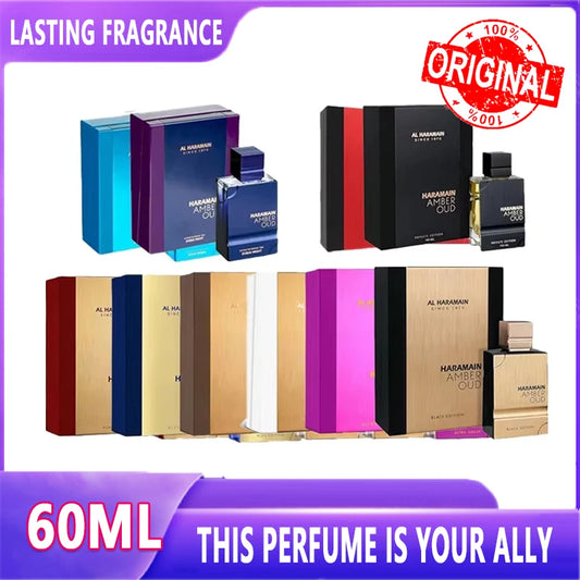 60ml Original Amber Oud Gold Edition Arabian Perfume High Quality Noble Lady Fragrance Spray Pheromones Attract Men Cologne