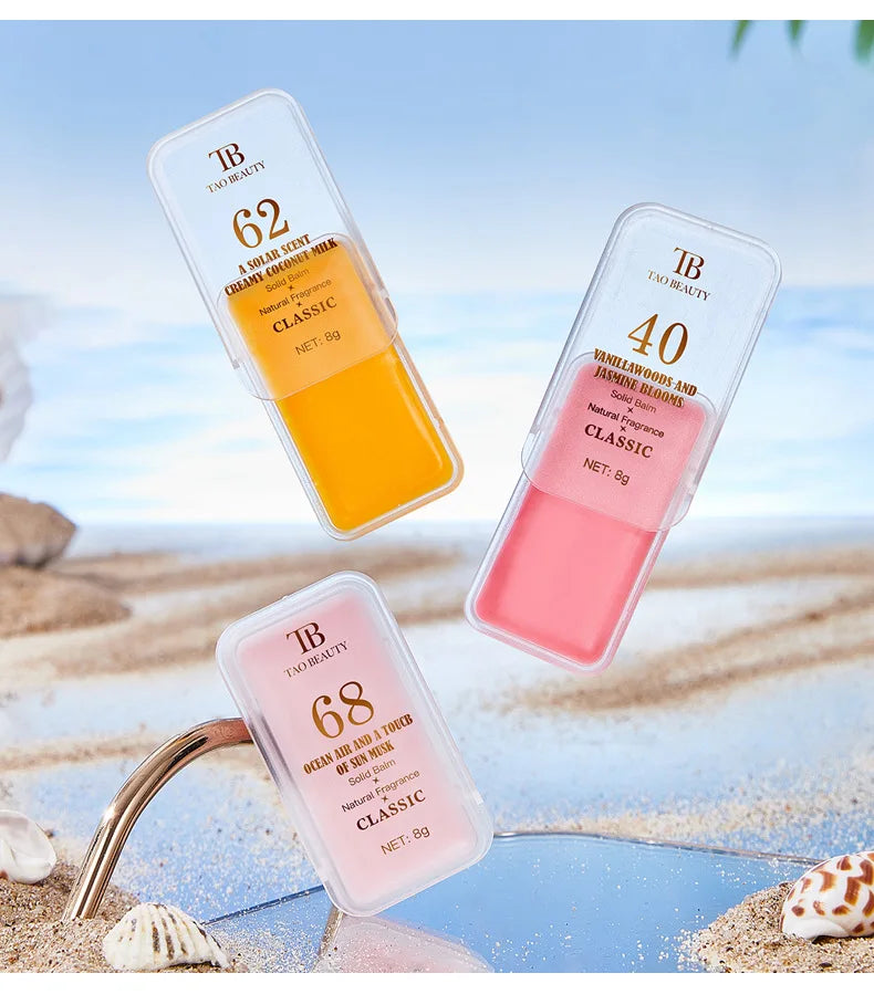 3pcs Fruit Aroma Solid Perfume Balm Box Set Romantic Long Lasting B...