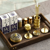 Brass Incense Burner Set – Holder & Fragrance Kit for Yoga - 100ml