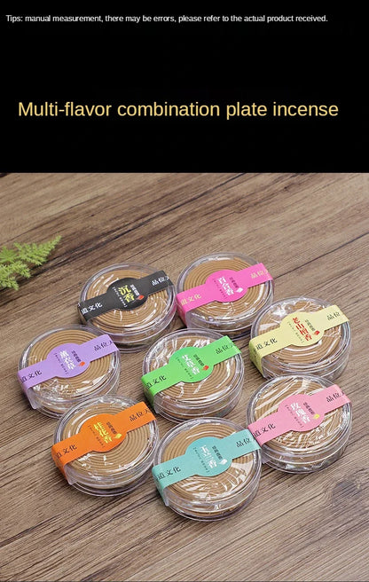 Natural Sandalwood Agarwood Coil Incense Buddha Yoga Incense Indoor Smell Burning Home Decor Aromatherapy 20pcs