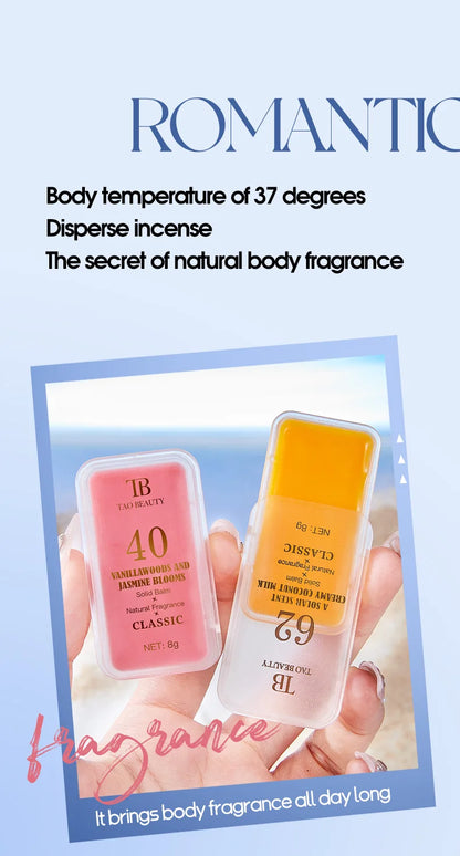 3pcs Fruit Aroma Solid Perfume Balm Box Set Romantic Long Lasting B...