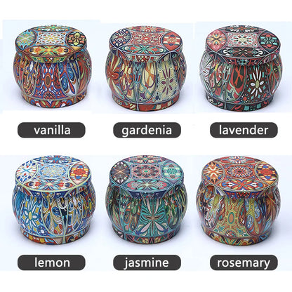 6 Piece Set Empty Aromatherapy Candle Jar Can Creative Fragrance Ca... - 100ml