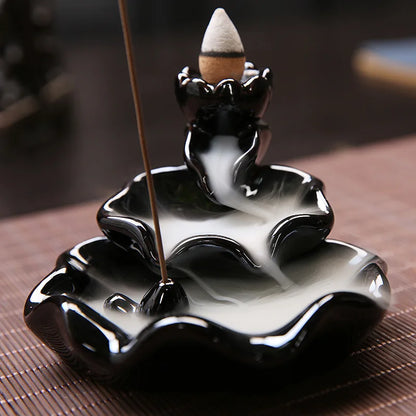 Ceramic Incense Burner – Zen Yoga & Tea Room Decoration