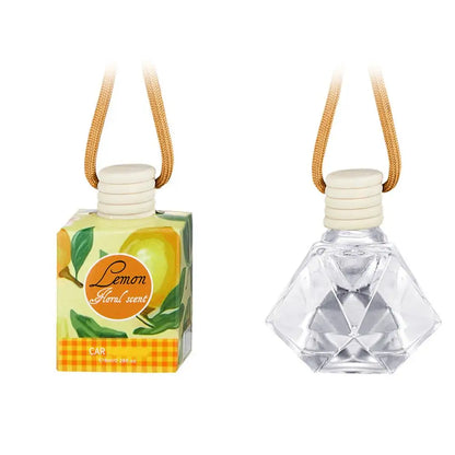 Hanging Car Interior Aromatherapy, Car Air Freshener, Long Lasting Fragrance For Car & Home Lemon / Peach Flower / Coconut /Oud