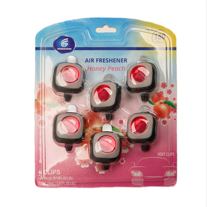 Car Air Freshener Vent Clips – 6 Pack Long Lasting 180 Days