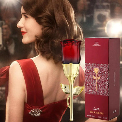 Rose Pheromone Perfume Women Long-Lasting Floral Scent Body Spray Elegant Charming Body Spray Dating Pheromone
