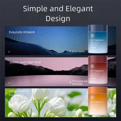 Aromatherapy Car Airs Freshener Lasting Fragrance Automotive Solid-Aromatherapy Diffuser Car Deodorizing Balm Car Accessories