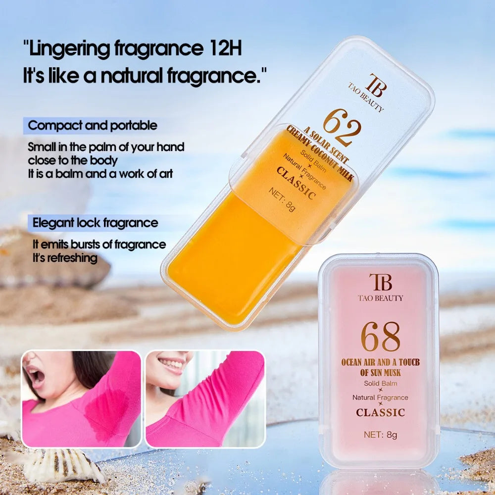 3pcs Fruit Aroma Solid Perfume Balm Box Set Romantic Long Lasting B...