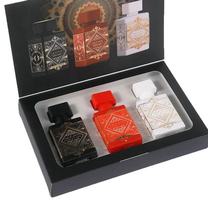 Dubai Unisex Perfume Set 3Pc Lasting Fragrance Woody Floral Men Women Eau De Parfums Pheromone Cologne Toilette Perfumes
