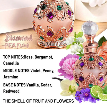 Exotic Arabian Floral Perfume – Rose, Jasmine & Vanilla