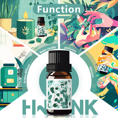 Eucalyptus Essential Oil – 10ml for Diffuser, Skin & Hair Care