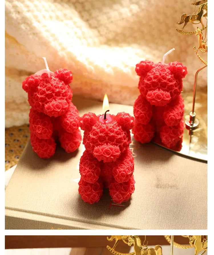 Hand Gift Creative Rose Bear Home Decoration Fragrance Advanced Atm...