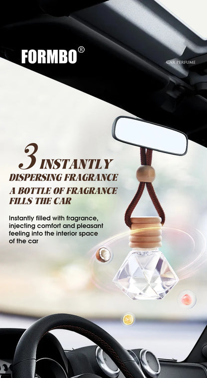 Fragrant woody car air freshener - a long-lasting fragrance suitable for car interiors, suitable for home and car use
