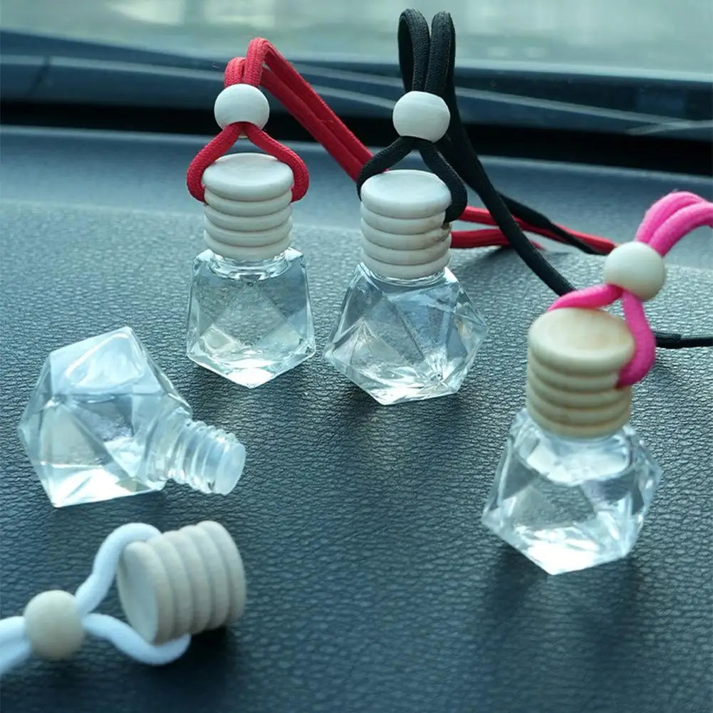 Hanging Car Interior Aromatherapy, Car Air Freshener, Long Lasting Fragrance For Car & Home Lemon / Peach Flower / Coconut /Oud