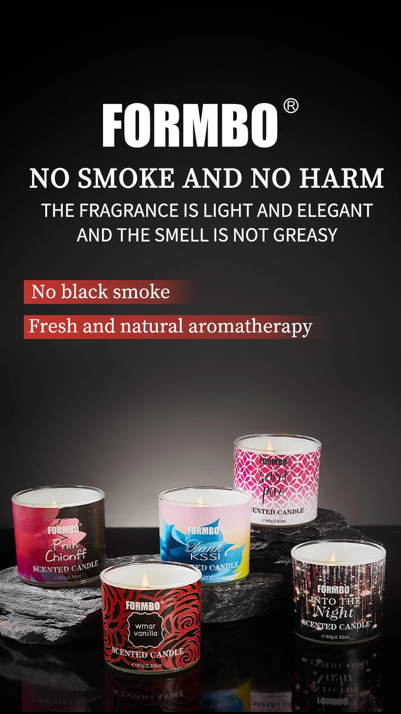 Smokeless scented candle Long-lasting diffuser eau fragrance aids sleep and relaxes stress The air in the bedroom, living room,