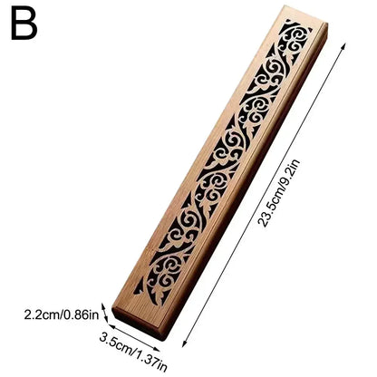 Bamboo Incense Box – Agarwood Holder for Home & Tea Ceremony - 100ml