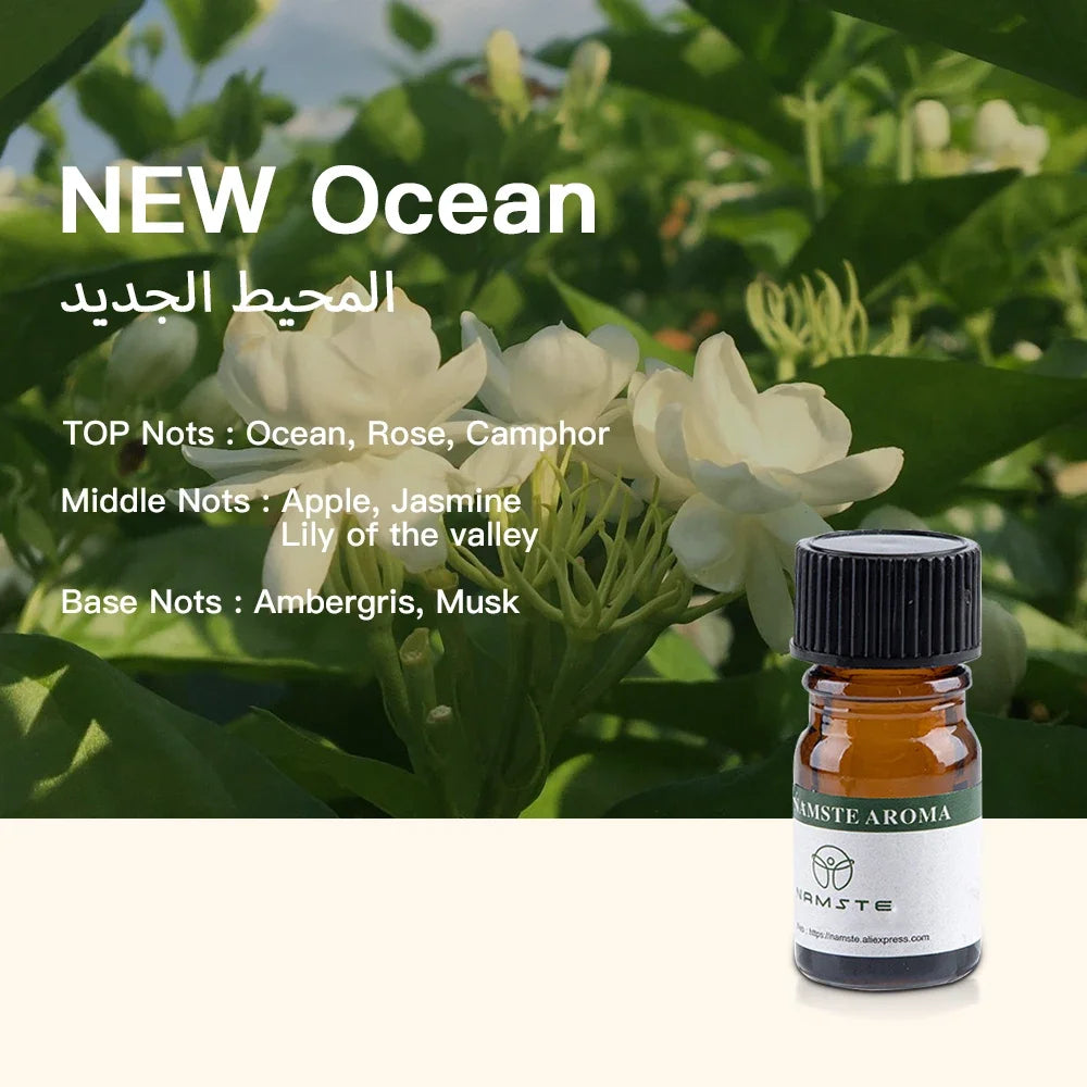 10 Flavors Aromatic Oils for Aroma Diffuser Air Humidifier Home Oil... - 10ml