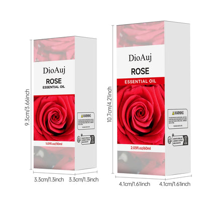 Essential Oil with Dropper ROSE Face Body Skin Care  Aromatherapy Oil for Humidifier Aromatherapy Candle
