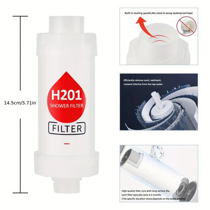 Filter for Shower Scented Shower Head Water Softener Improve Hair S...