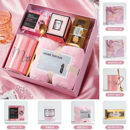 Wedding Bridesmaid Gift Box Set Practical Birthday Fem Omsmen and B...