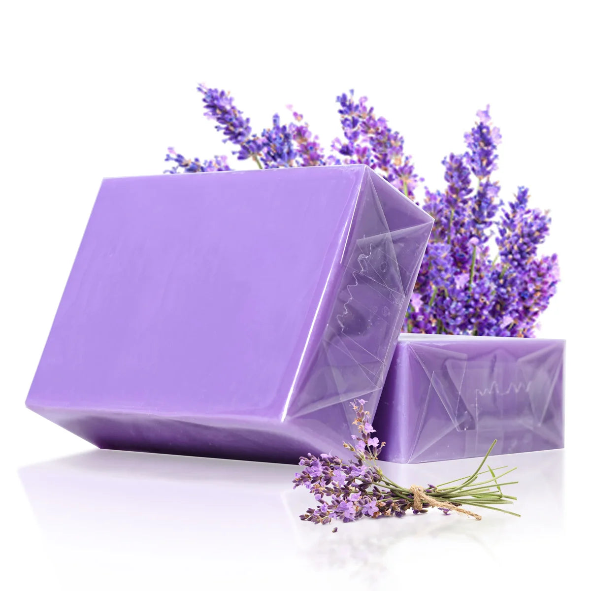 Natural Organic Lavender Essential Oil Soap Handmade Soap for Clean...